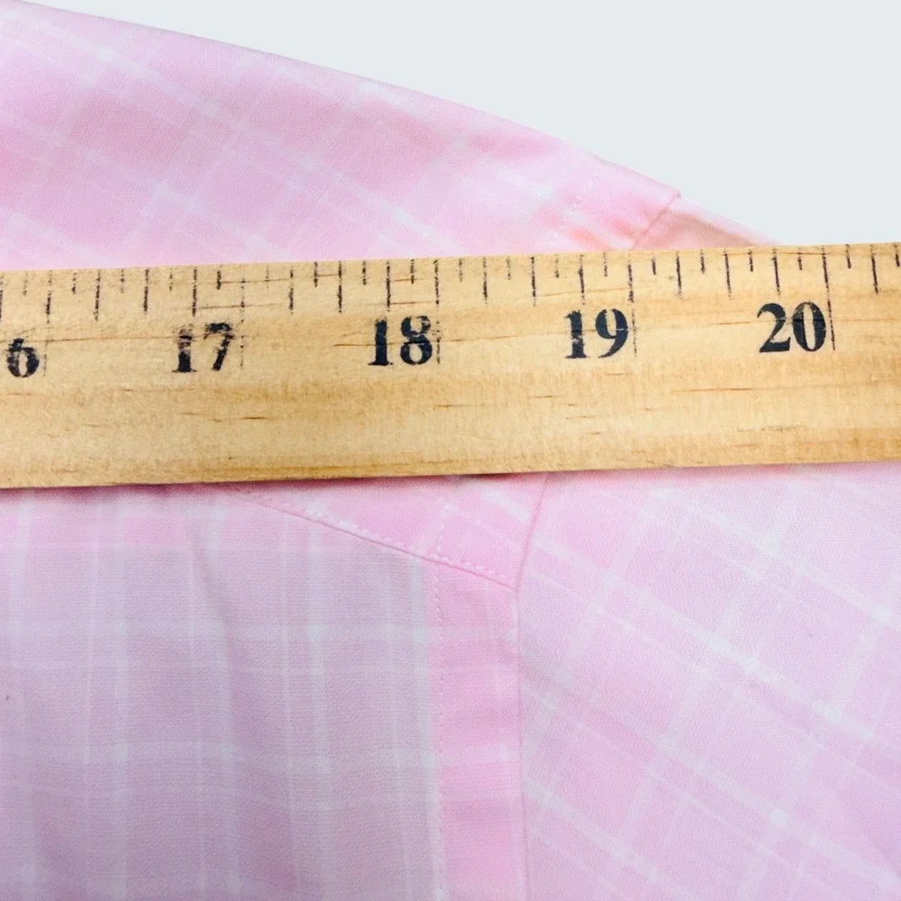 Eton Contemporary Fit Twill Dress Shirt Mens‎ XXL 18 (46) Pink Long Sleeve $270